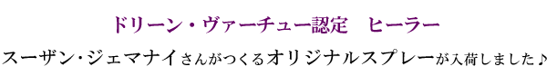 <font color="#660066"><b>ドリーン・ヴァーチュー認定 ヒーラー</b></font><br>