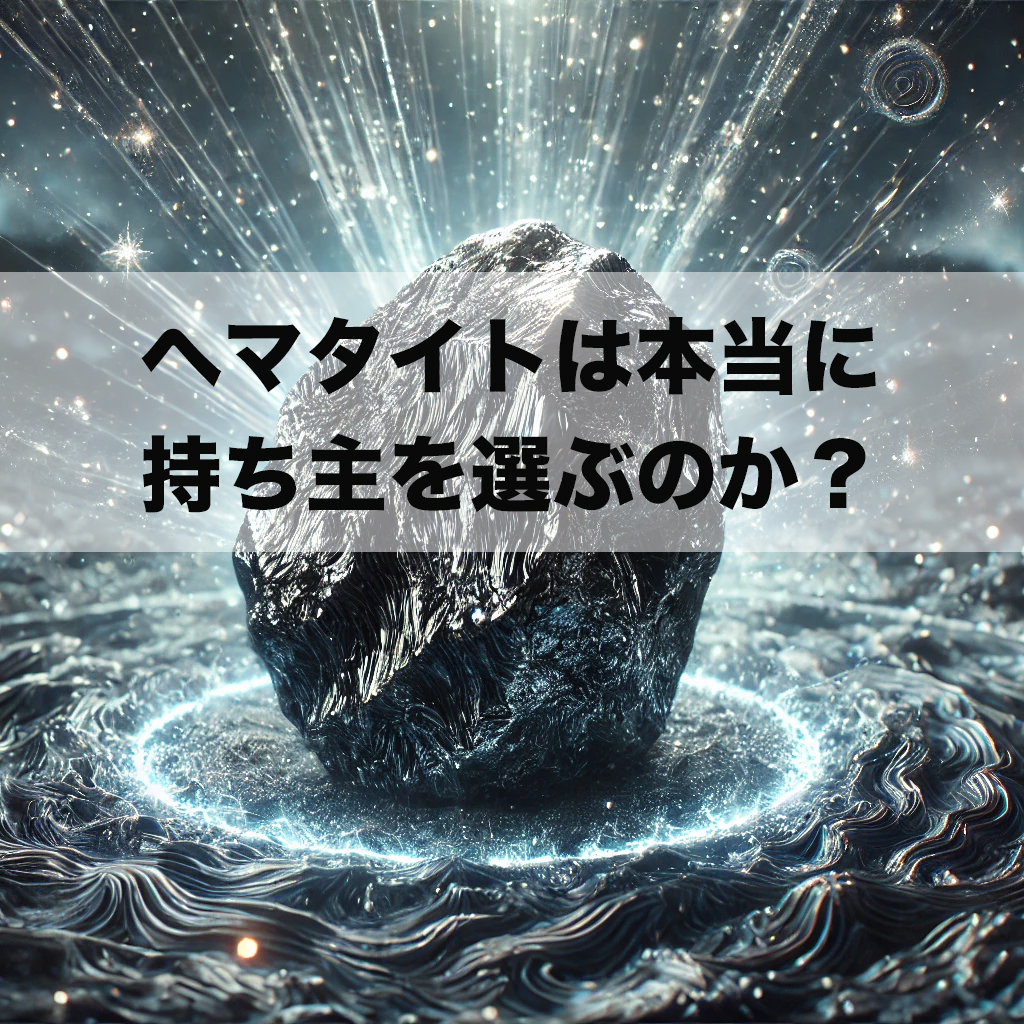 e94543fc 4005 4714 91a3 29d152424774 29 - ヘマタイトは本当に持ち主を選ぶのか？スピリチュアルな真実を探る